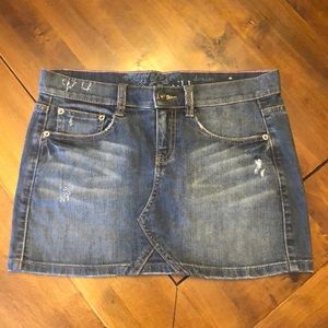 Tildon Denim mini skirt
